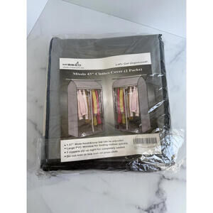 Misslo 43" Clothes Cover Storage Solution - 2 Packs